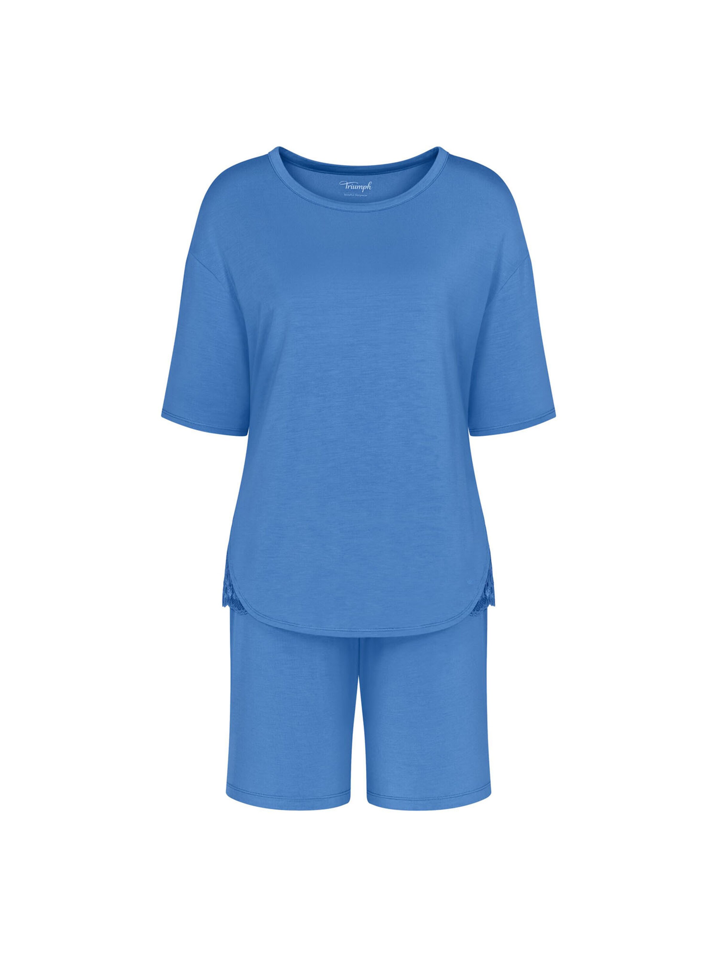 Pyjama ' Red Label Timeless Sensuality ' TRIUMPH en bleu : devant