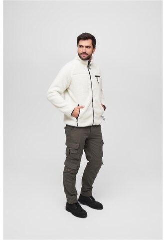 Brandit Fleece jas in Wit