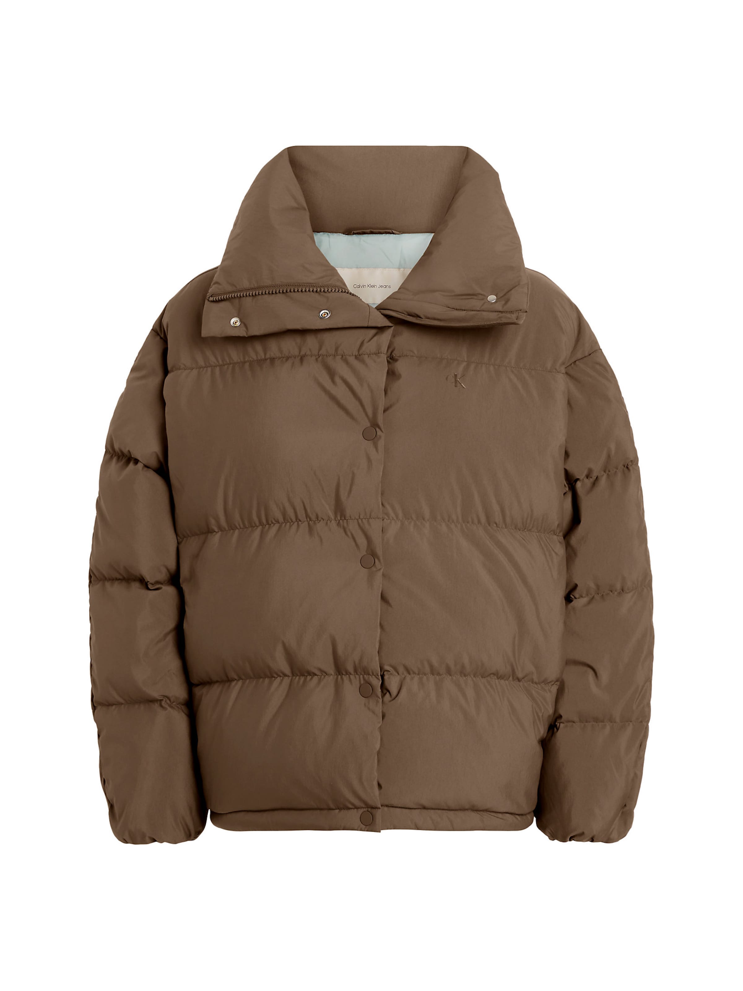 Calvin Klein Jeans Talvejope, värv pruun: eest vaates