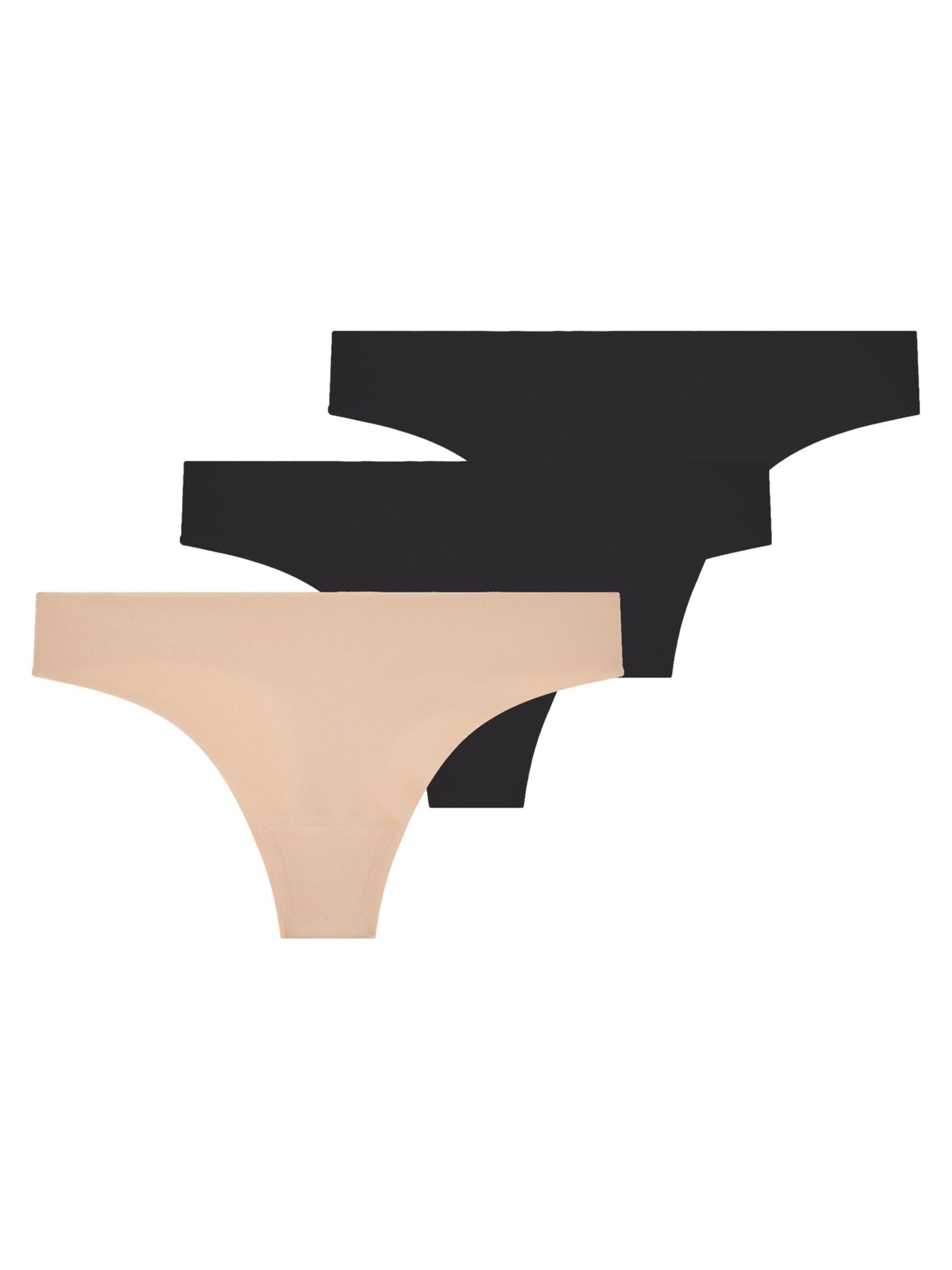 Simone Perele String 'Uniq' in Zwart: voorkant