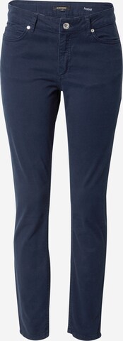 MORE & MORE Slimfit Jeans in Blauw: voorkant