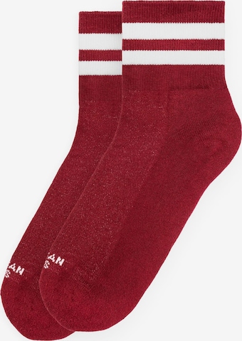 Calzino di American Socks in rosso: frontale