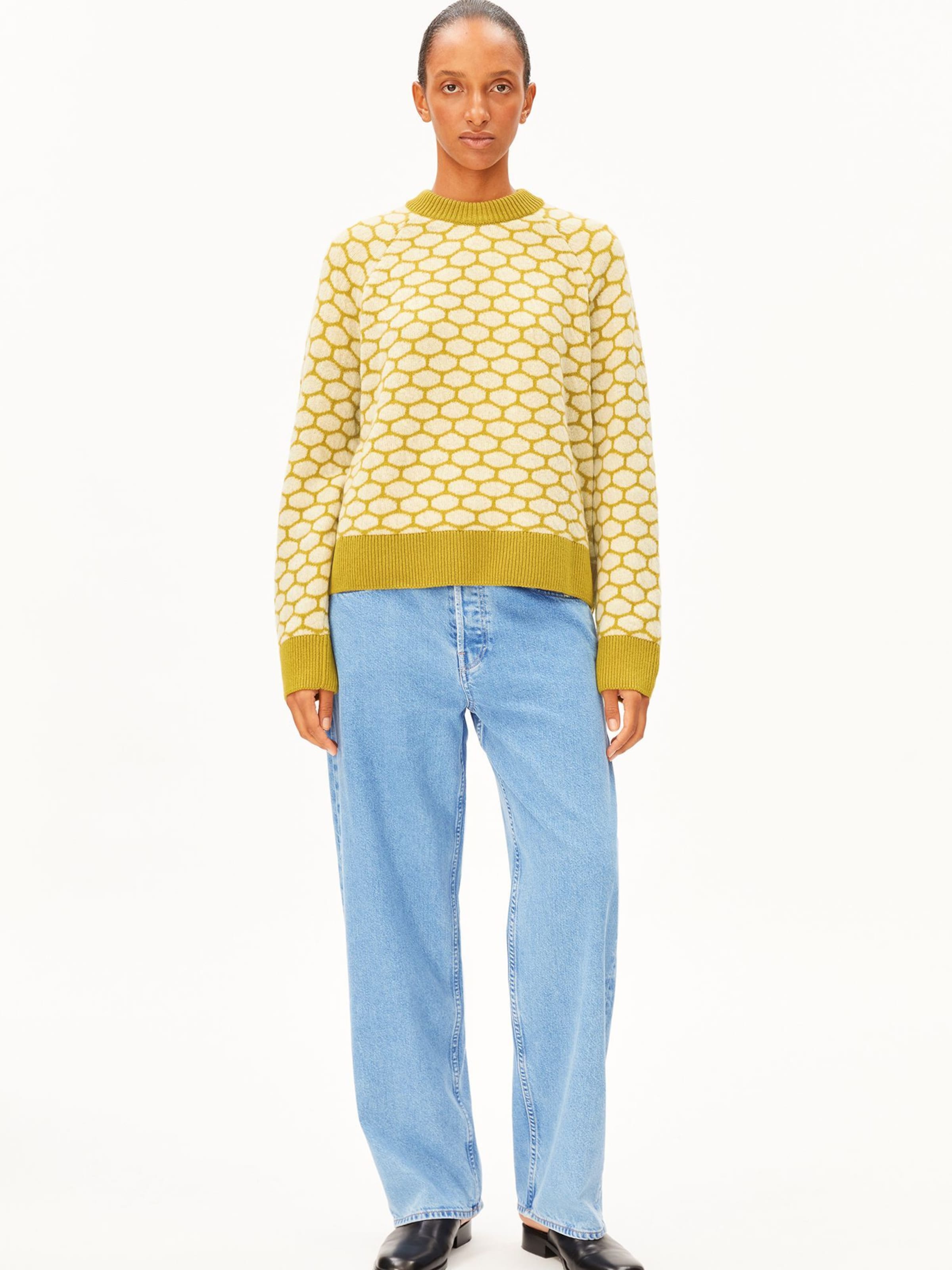 ARMEDANGELS Strickpullover MULTI DOTS in Mischfarben