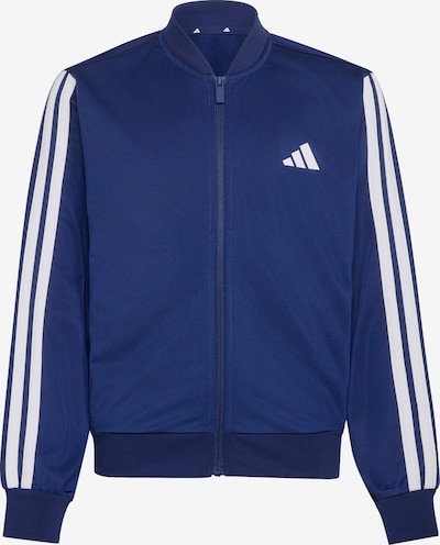 ADIDAS SPORTSWEAR Sportsweatjacke in 152 in dunkelblau / weiß, Produktansicht