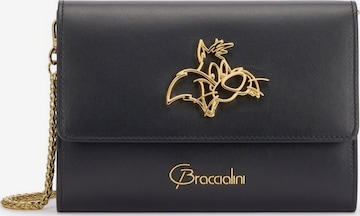 Braccialini - Bolso de noche 'Lady Gatto Silvestro' en negro: frente