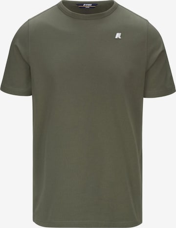 K-Way Shirt 'K-WAY ADAME LIGHT STRETCH JERSEY T-Shirt e Polo' in Grün: Vorderseite