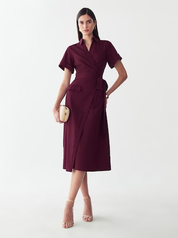 Willa - Vestido 'ISRA' en rojo