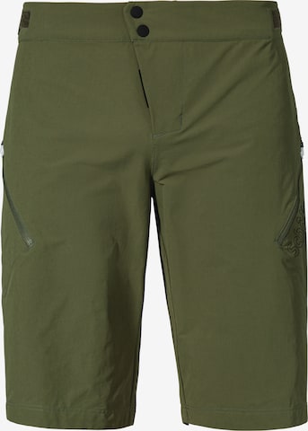 Schöffel Outdoorbroek ' Bike Shorts Style Puula MNS ' in Groen: voorkant
