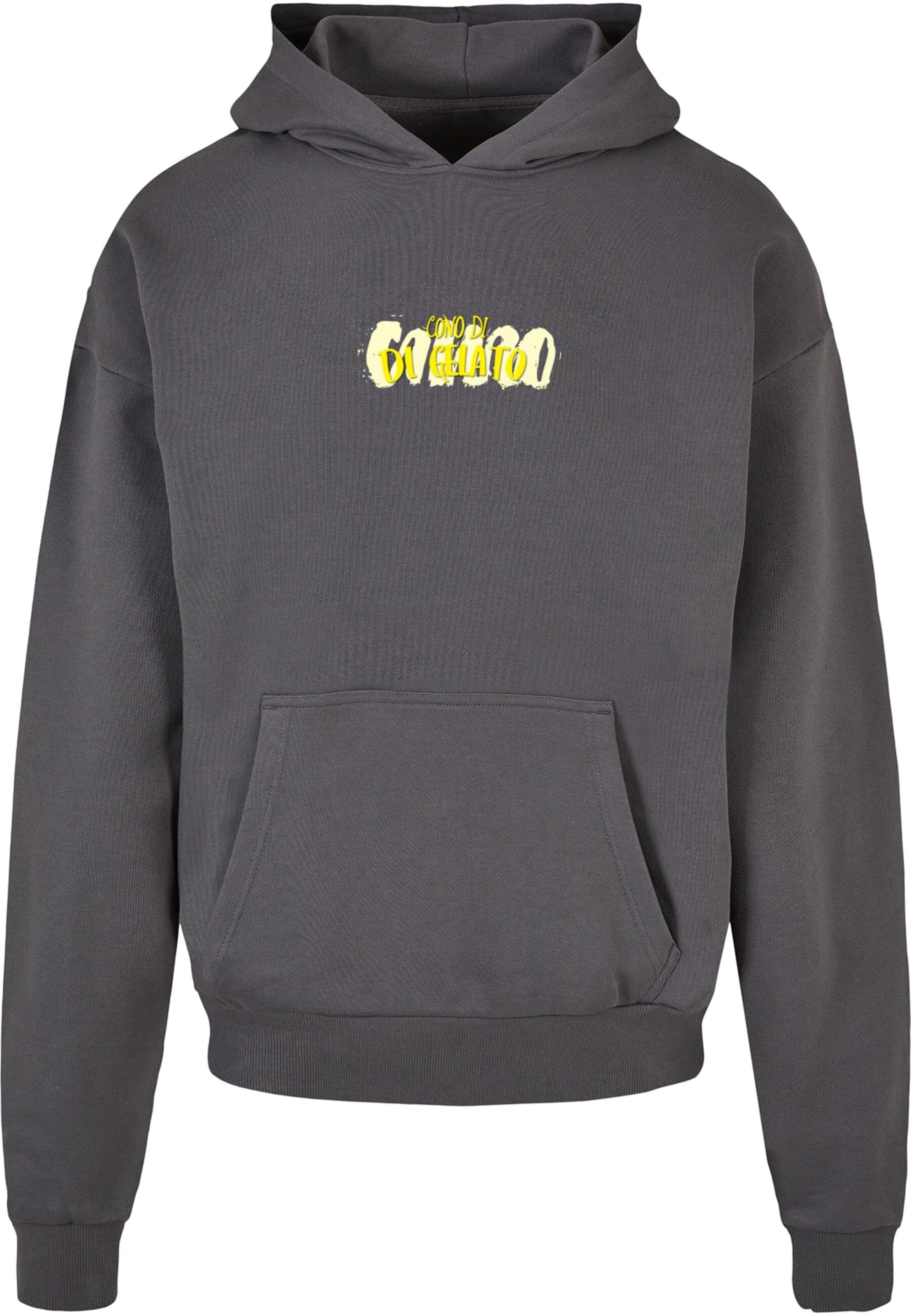 Merchcode Sweatshirt 'Cono Di Gelato' in Grau: Vorderseite
