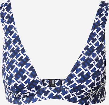 Top per bikini di TOMMY HILFIGER in blu: frontale