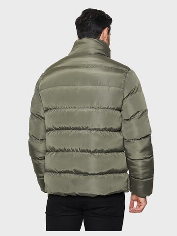 Threadbare Winterjas 'Funnelweb' in Groen
