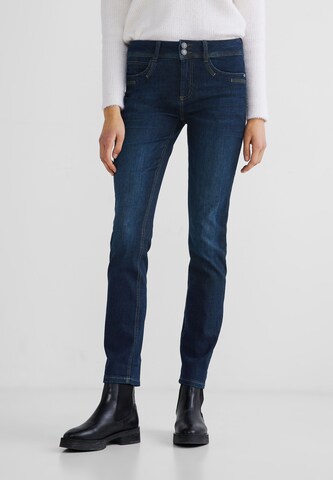 STREET ONE Slimfit Jeans in Blau: predná strana