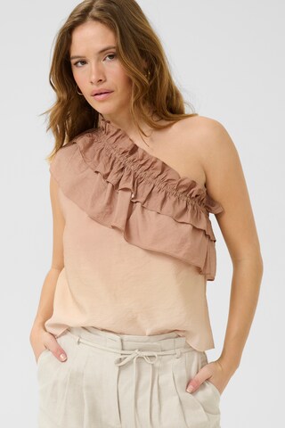 Chemisier 'Vinnie Osla' KAREN BY SIMONSEN en beige : devant