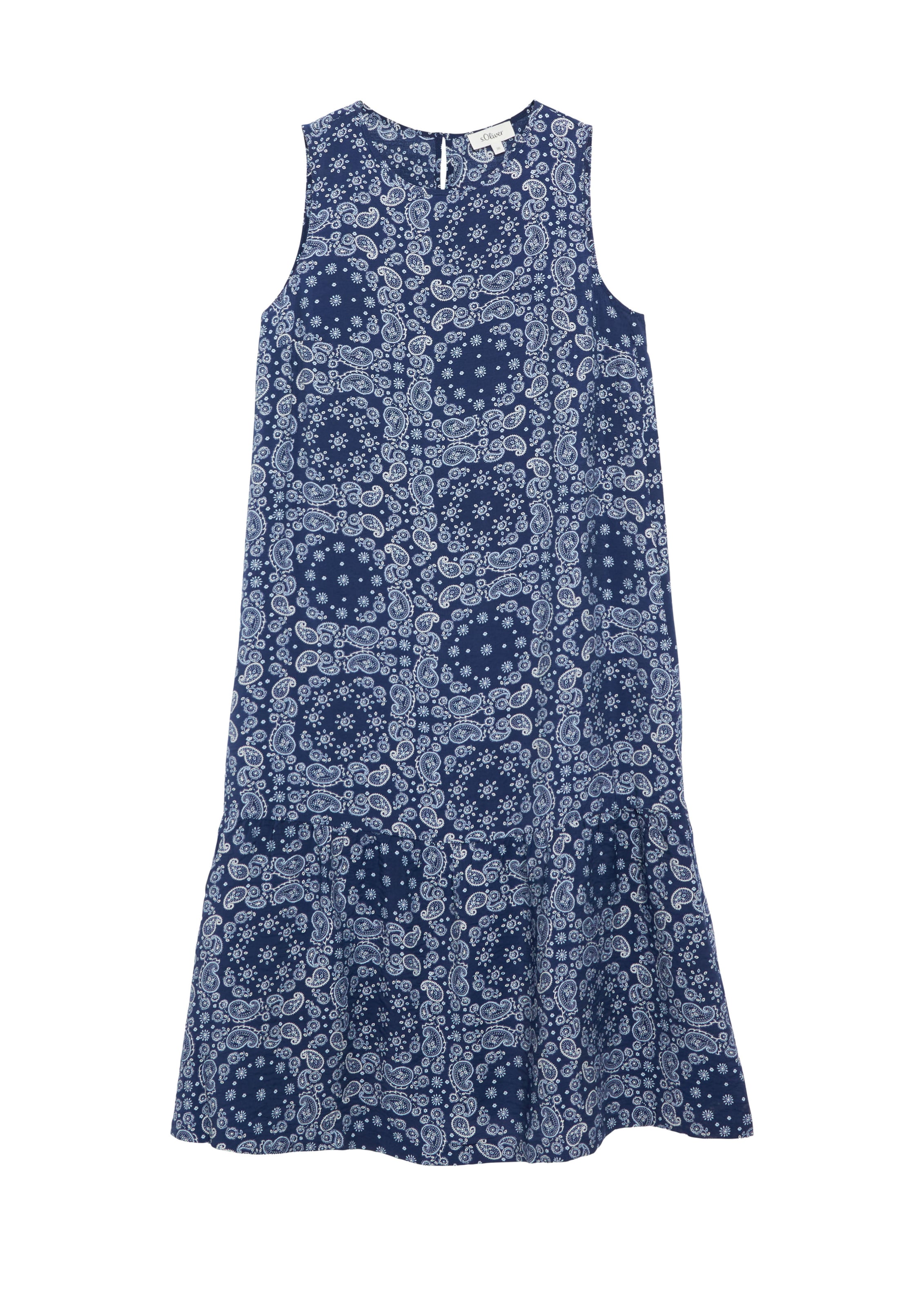 s.Oliver Zomerjurk in Blauw: voorkant