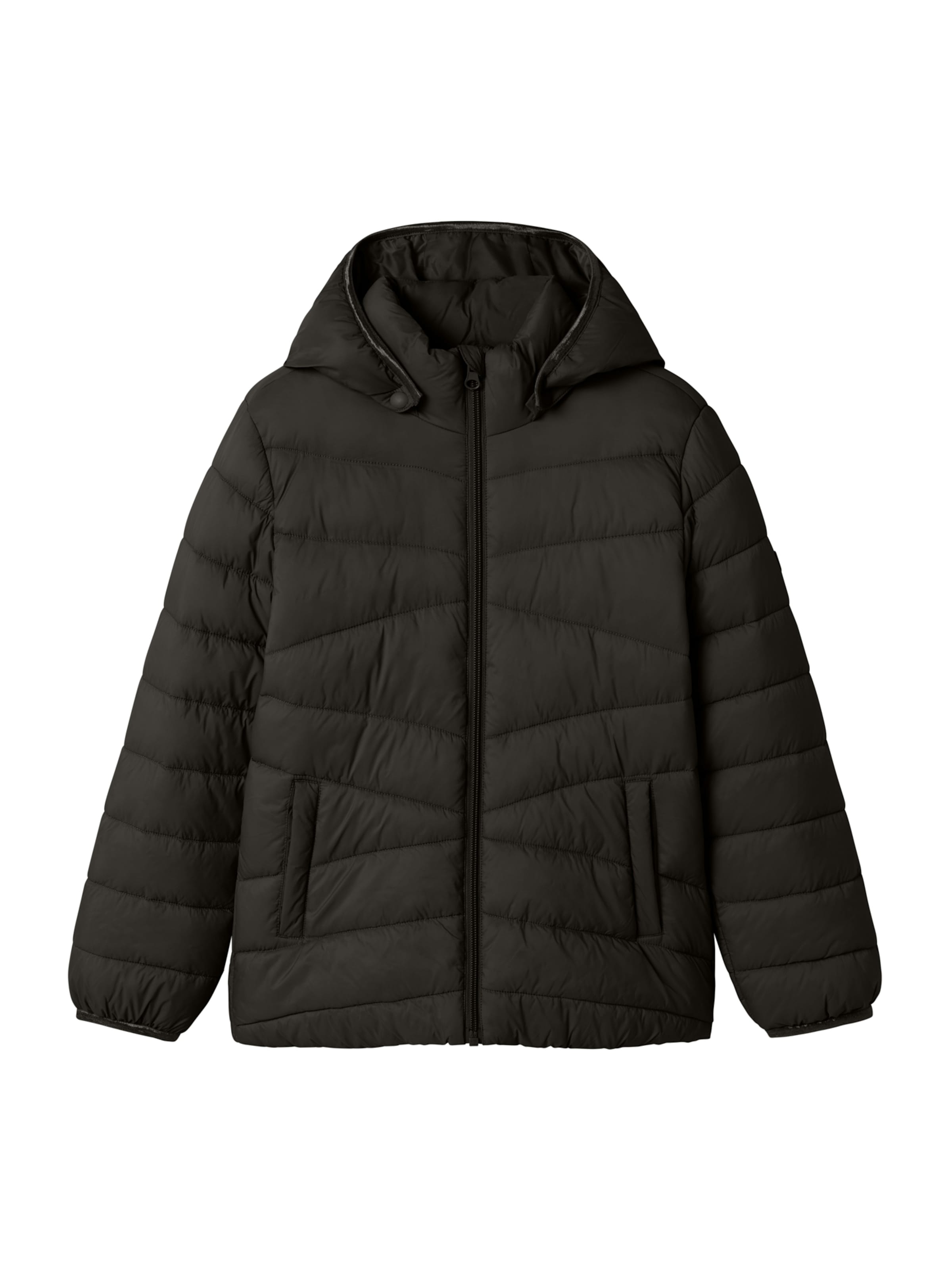 NAME IT - Chaqueta de entretiempo 'NKFMarble' en negro: frente