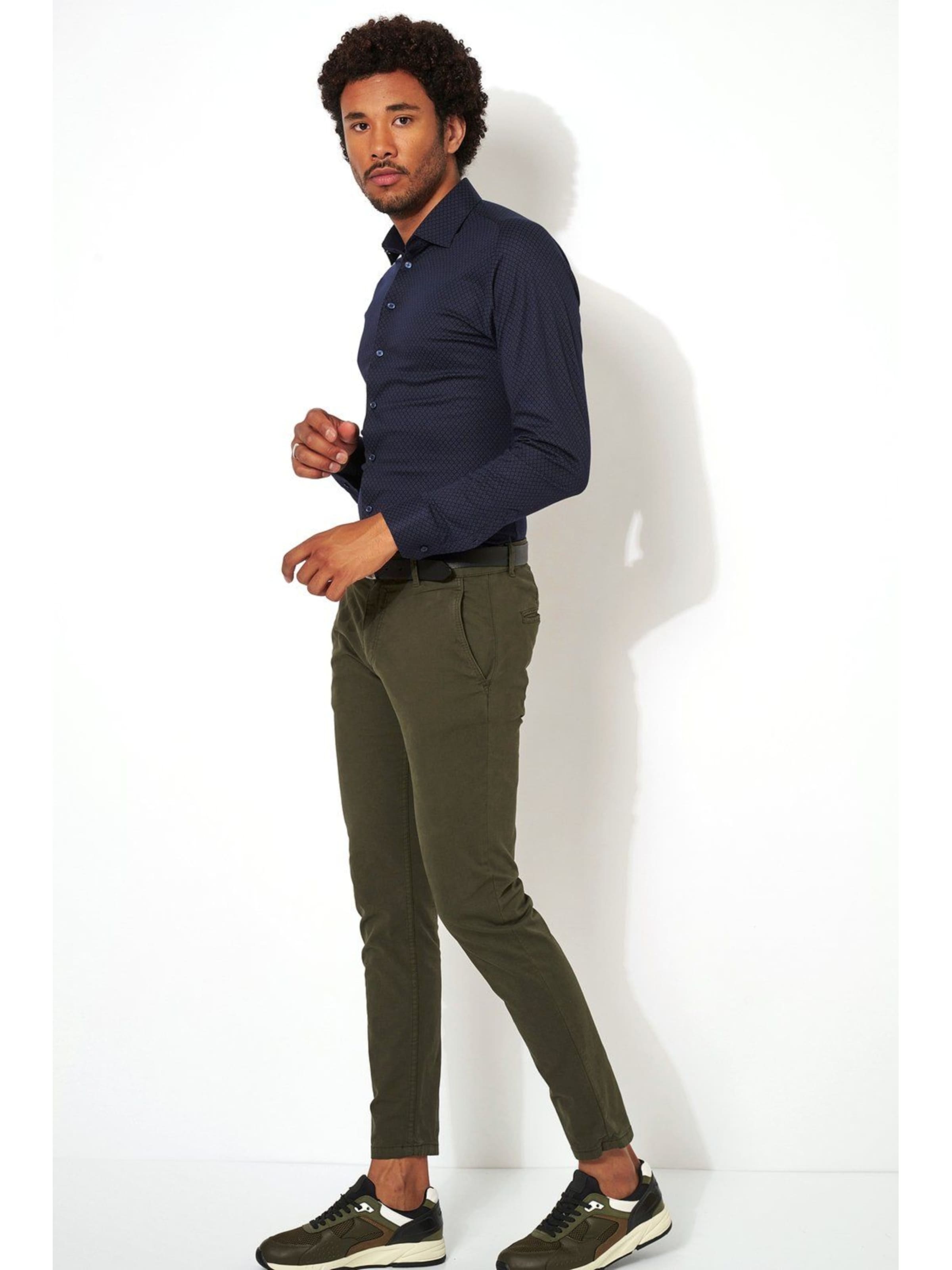 DESOTO Slim Fit Hemd 'Kent'‌‌ in Blau