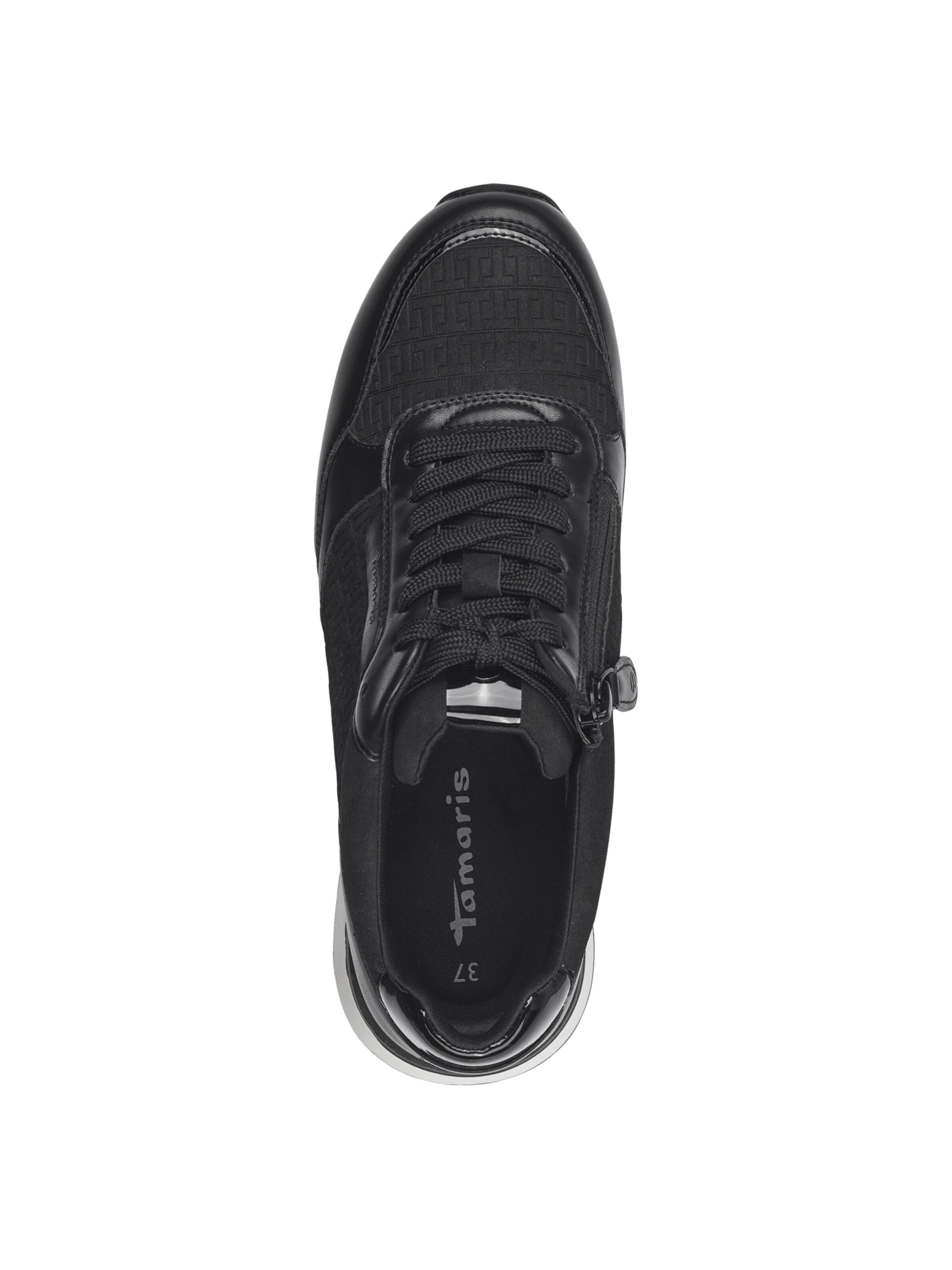 Tamaris Sneakers laag in Zwart