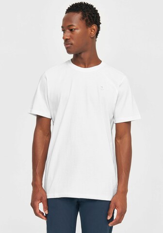 KnowledgeCotton Apparel Shirt in White: front