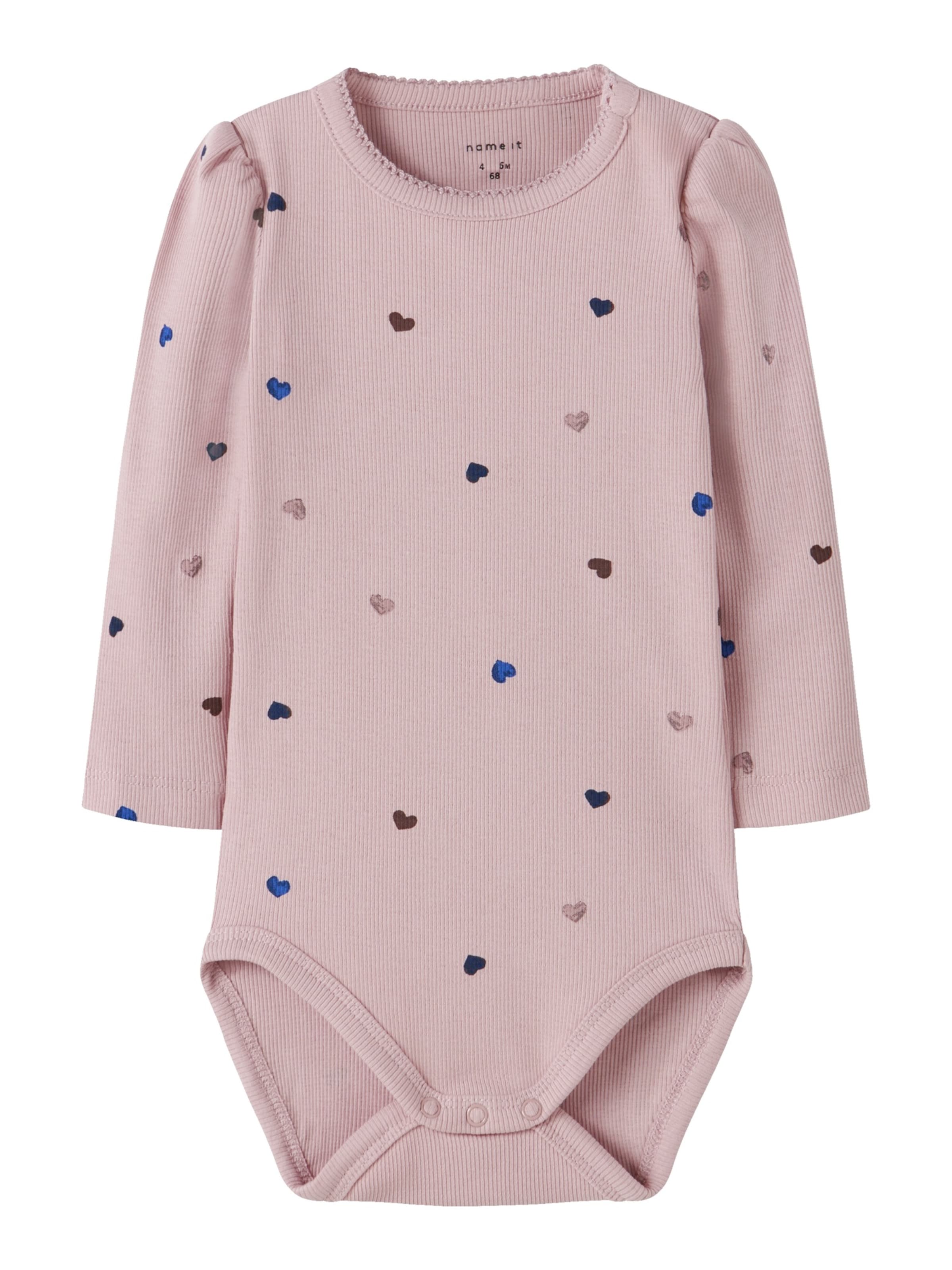 NAME IT Ползунки/боди 'NBFNUTTI' в Лиловый: спереди