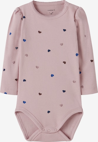 NAME IT Śpiochy/body 'NBFNUTTI' w kolorze fioletowy: przód