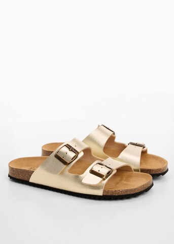 MANGO TEEN Sandals 'Aleg' in Gold