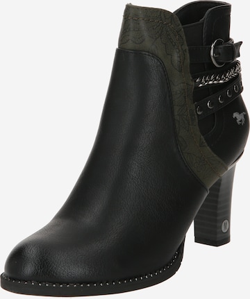 MUSTANG Ankle Boots in Black: front