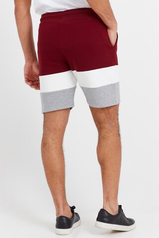 INDICODE JEANS - Regular Calças 'Caul' em vermelho