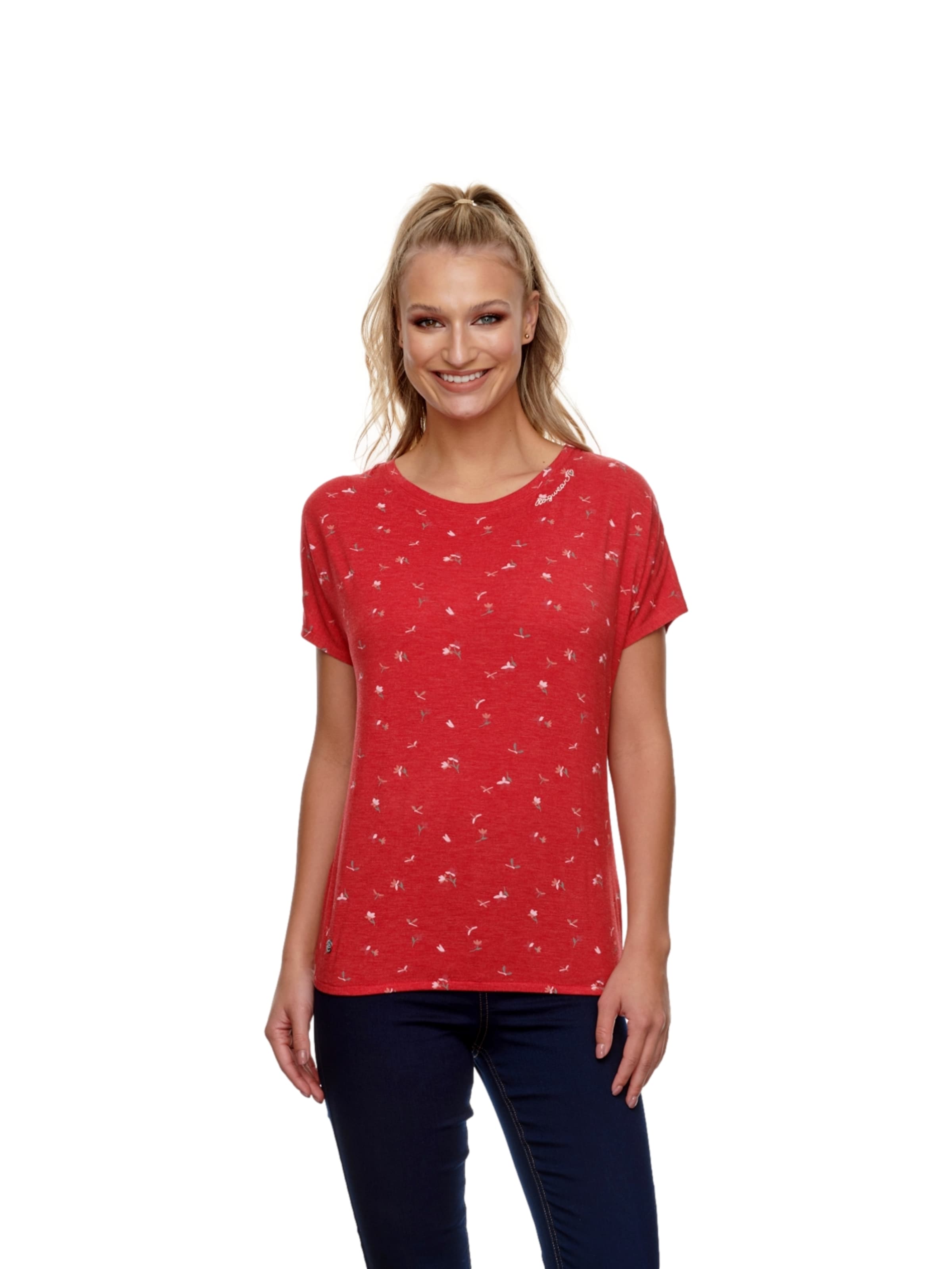 Tricou de la Ragwear pe roșu: față