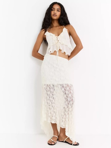 Haut Pull&Bear en blanc