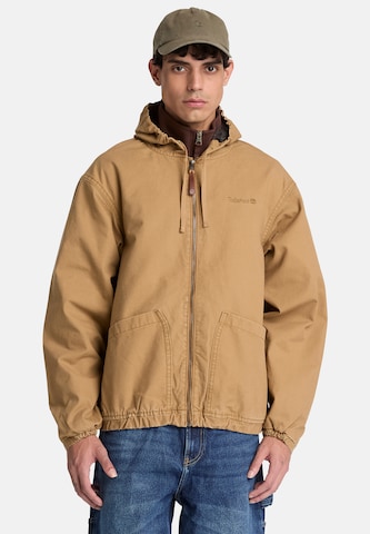 TIMBERLAND Tussenjas in Bruin: voorkant