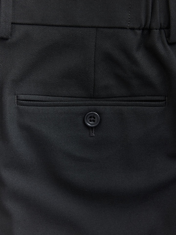 Next Regular Trousers with creases 'Motionflex' in Black