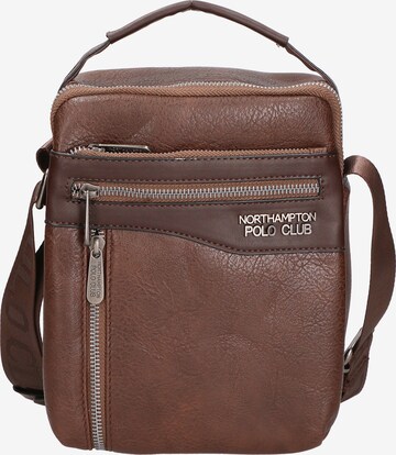 Northampton Polo Club Crossbody Bag in Brown: front