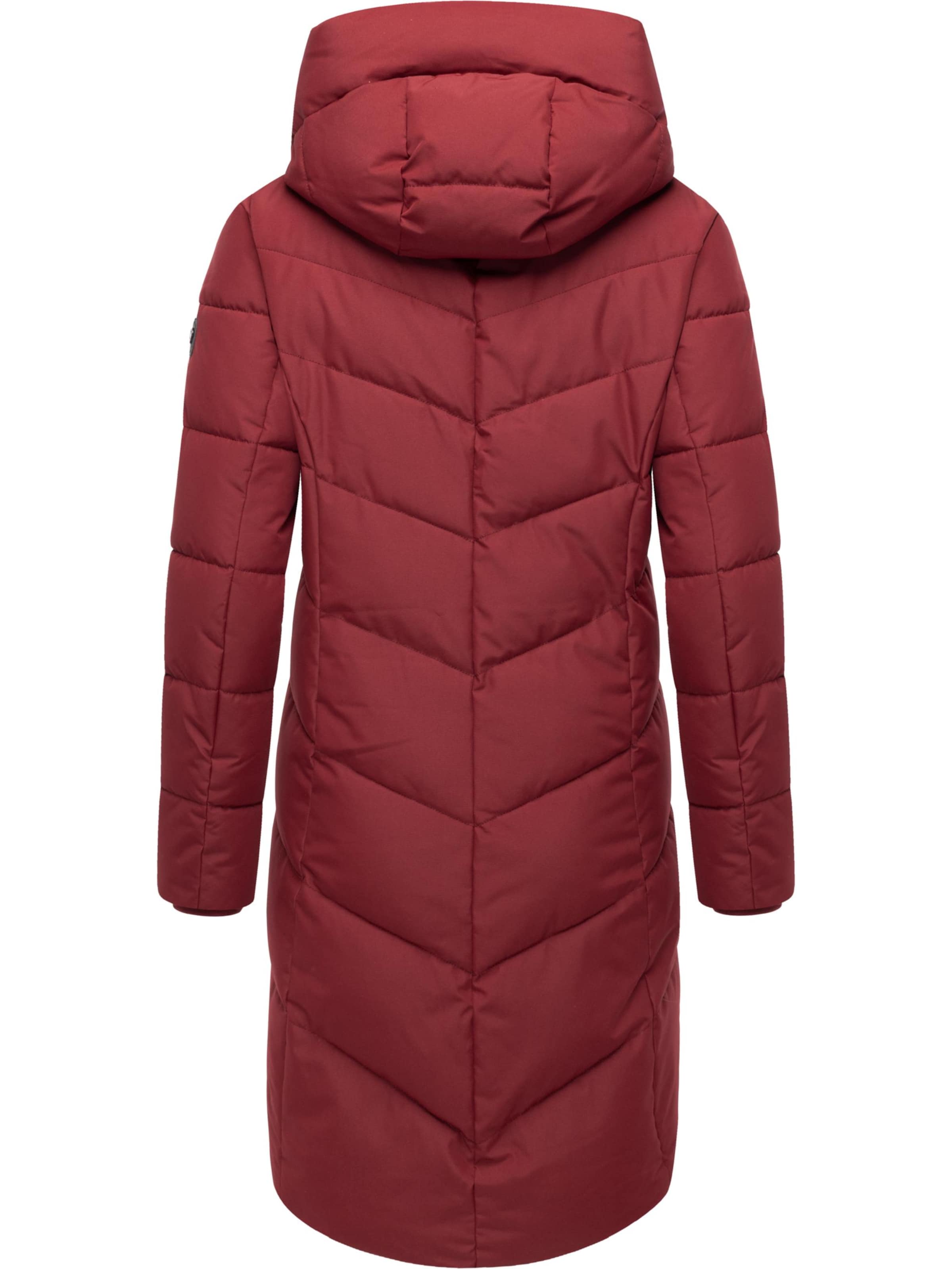 Ragwear Płaszcz zimowy 'Natalin YOUMODO' w kolorze czerwony
