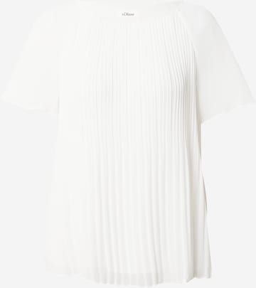 s.Oliver BLACK LABEL Blouse in White: front