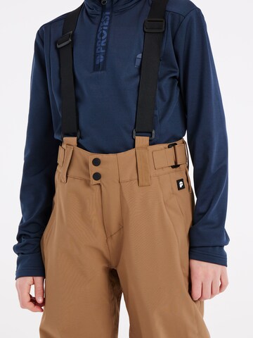 PROTEST Regular Workout Pants 'BORK JR' in Brown