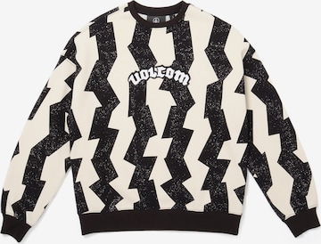 Volcom Sweatshirt 'OBTIC' in Zwart: voorkant