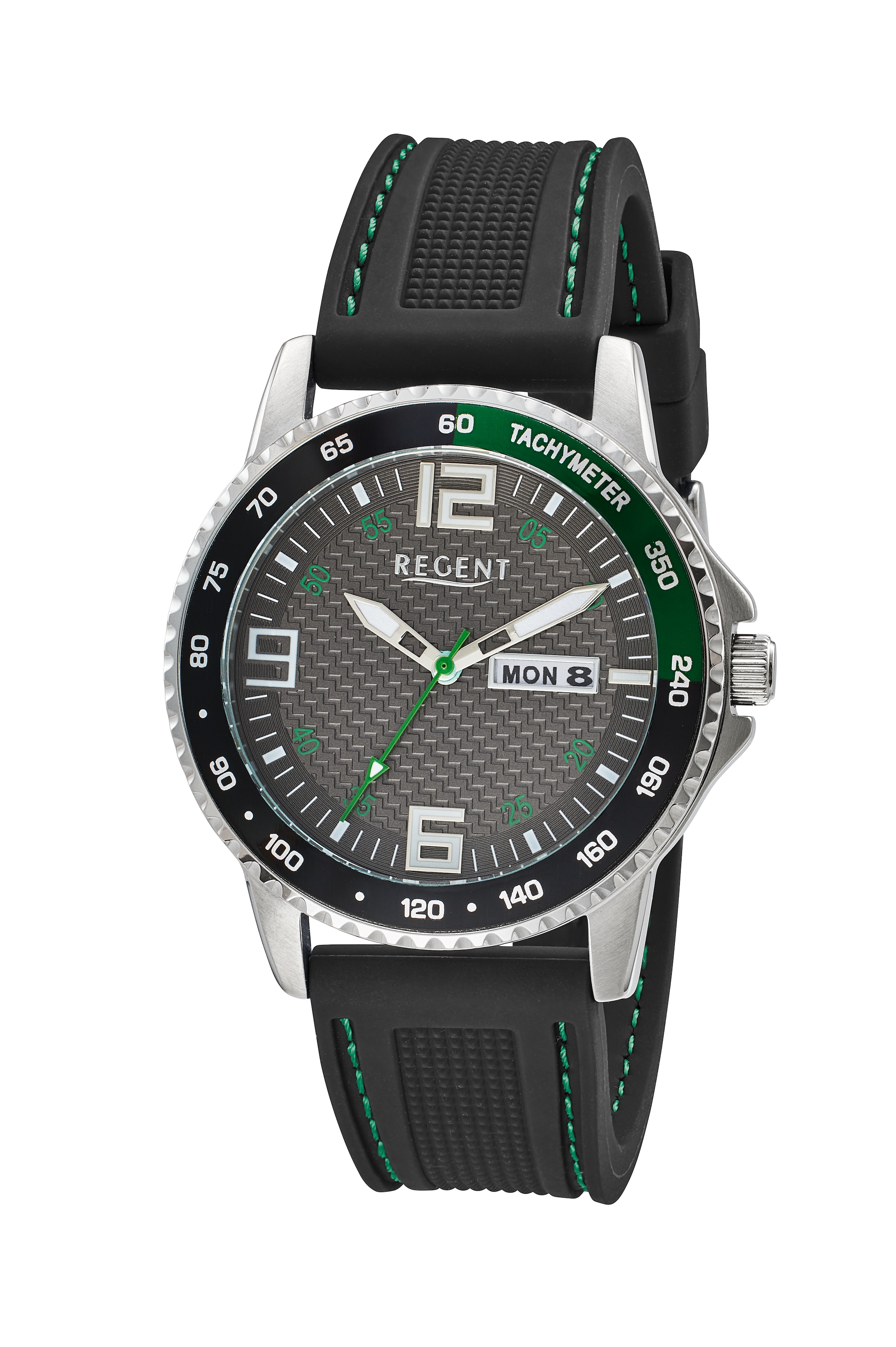 REGENT Analog Watch in Black: front