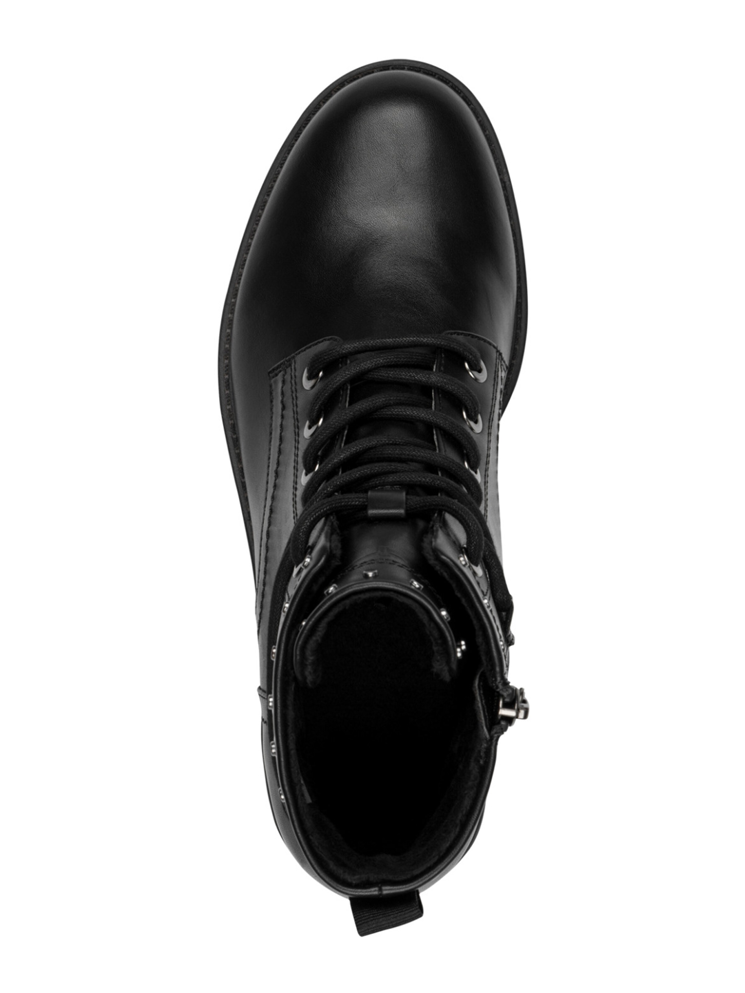 Tamaris - Botines con cordones en negro