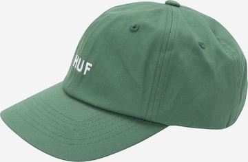 Casquette HUF en vert : devant