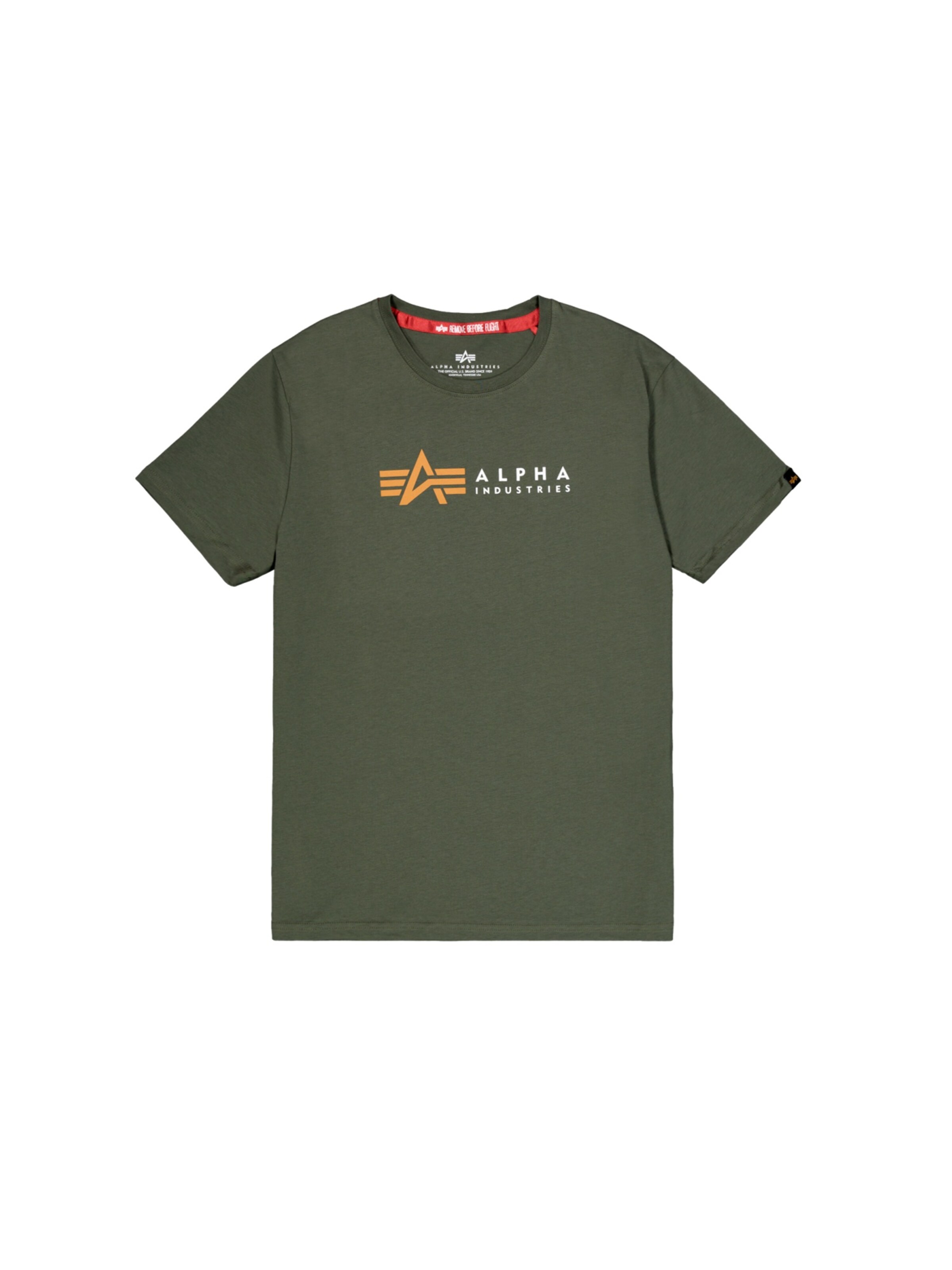 ALPHA INDUSTRIES Shirt in de kleur Groen, Productweergave