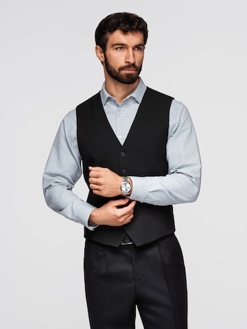 Ombre Vest in Black
