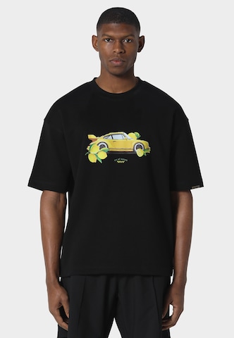 Pas De Monaco - Camiseta 'Lemond' en negro: frente