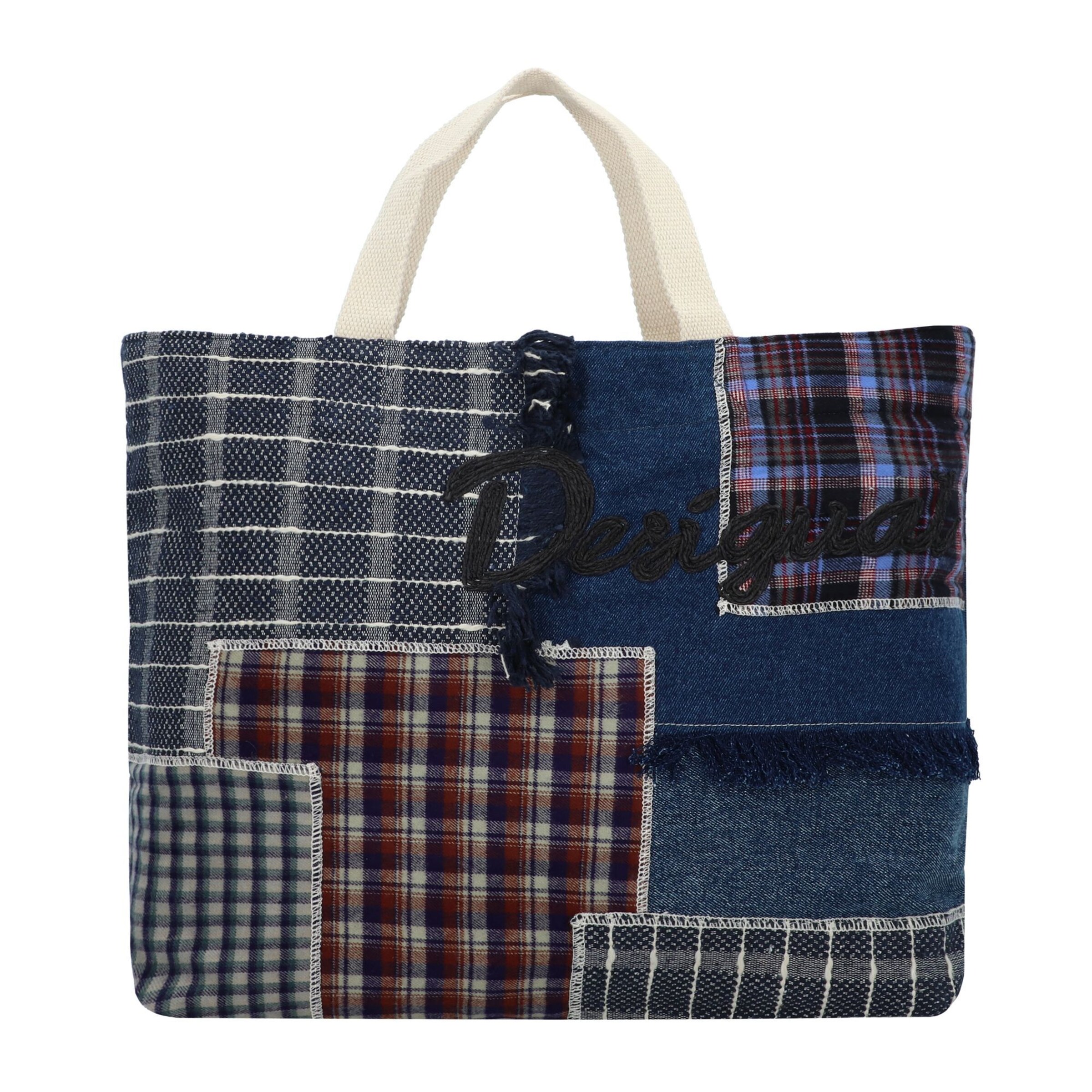 Desigual Shopper 'Romantic' in Blue: front