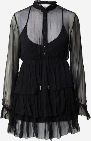 Guido Maria Kretschmer Women - Vestido camisero 'Liddy' en negro: frente