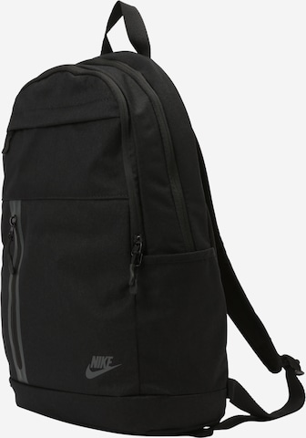 Zaino di Nike Sportswear in nero: frontale