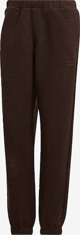 Tapered Pantaloni 'Loungewear Sweat' de la ADIDAS ORIGINALS pe maro: față