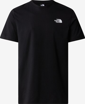 THE NORTH FACE T-shirt 'REDBOX CELEBRATION ' i svart: framsida