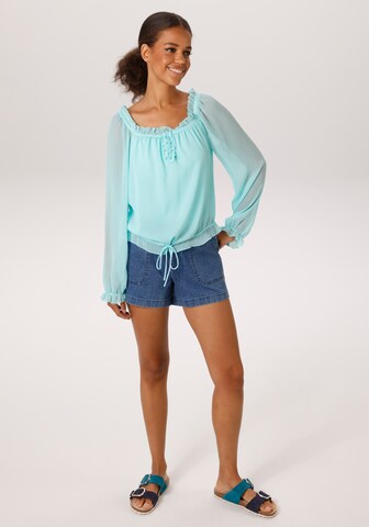 Aniston CASUAL Blouse in Blue