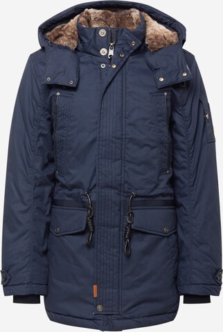 TOM TAILOR Winter parka in Blue: front