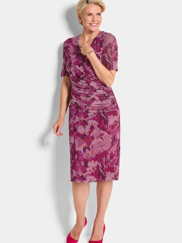 Goldner Jurk in Lila